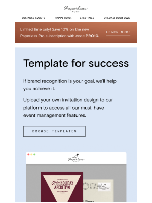 Paperless Post - The key to achieving brand recognition