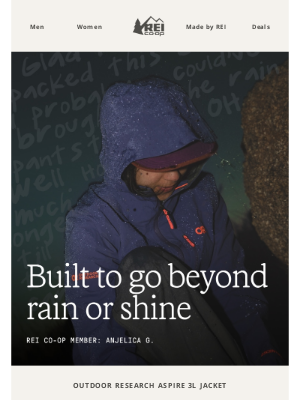 REI - Embrace April showers with Arc’teryx, Outdoor Research & more