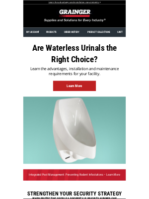 Grainger - How Do Waterless Urinals Work?