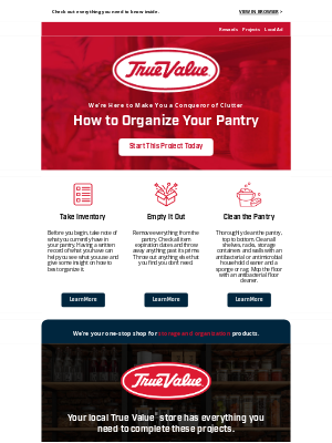 True Value - How to Organize Your Pantry 🫙 🏡