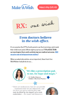 Make-A-Wish America - Do doctors believe in the power of a wish?