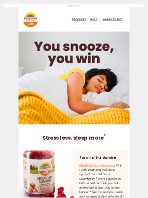 SundownNaturals - What supplements curb stress and support sleep?