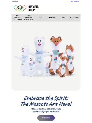 International Olympic Committee - Your Official Mascot for the Winter Games is Here