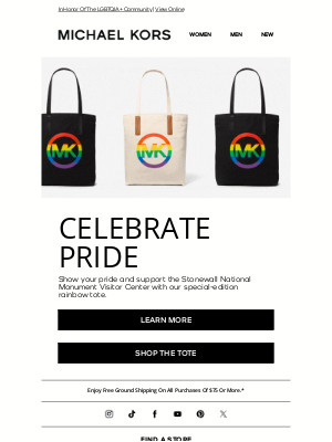 Michael Kors - Celebrate Pride Month With Us