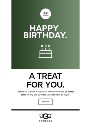 UGG - Happy Birthday from UGG!