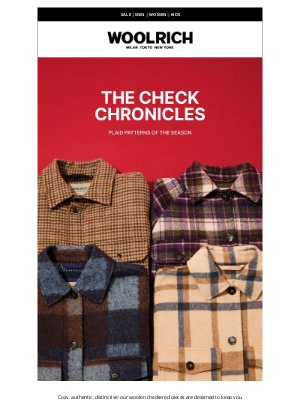 Woolrich - Discover this season's check patterns