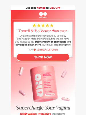 O Positiv - Healthy vagina 🤝 Better sex