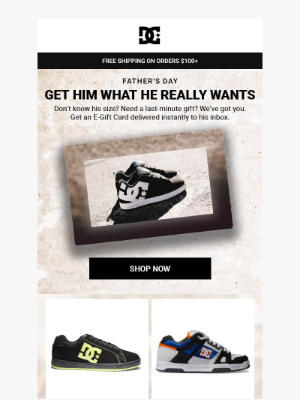 LAST-MINUTE GIFTS FOR DAD