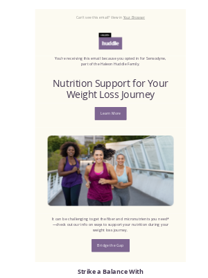 Sensodyne - Bridging the Nutrition Gap & Other Common Weight Loss Challenges