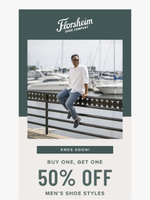 Florsheim Shoes - Father's Day Special! BOGO 50% Off