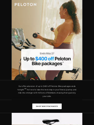 Peloton - Less than 24 hours!