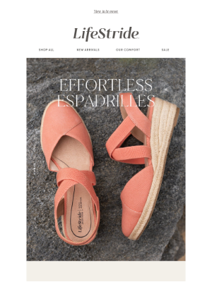 LifeStride - NEW espadrille wedges perfect for spring