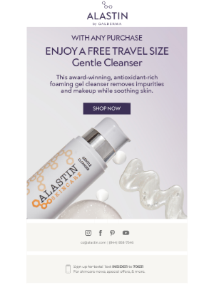 ALASTIN Skincare - Final Day! FREE Travel Size Gentle Cleanser with Every Order