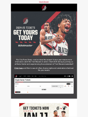 Portland Trail Blazers - NEW YEAR, MORE GAMES