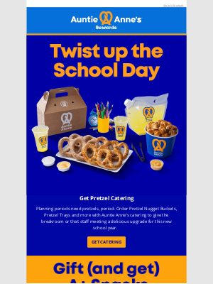 Auntie Anne's - Back to School Needs a Twist 🥨