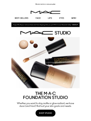 Build your best base with these Studio complexion combos