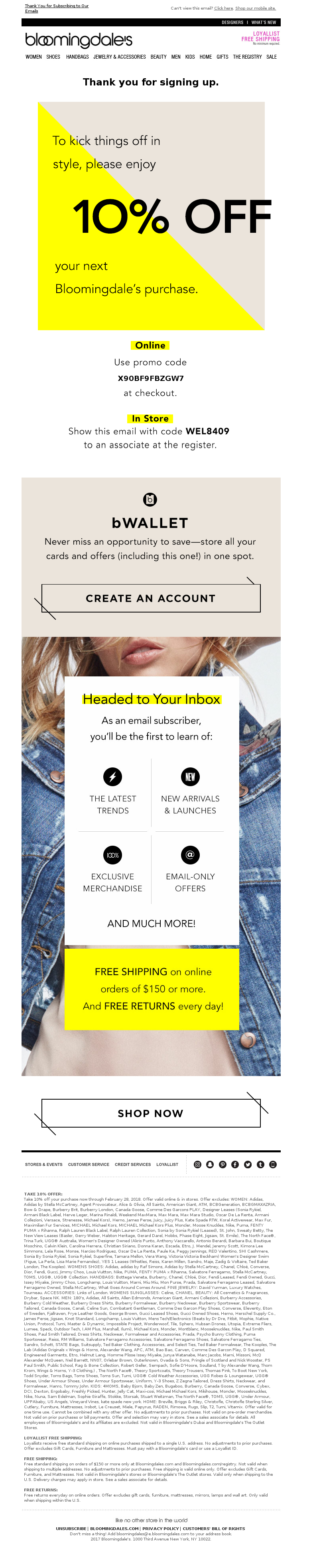 Loyallist, Bloomingdale's 2023 Loyalty Guide