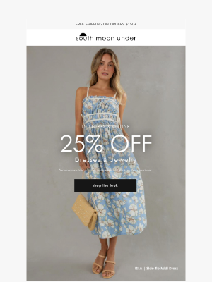 South Moon Under - 25% off Everything In This Email