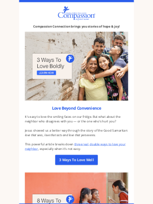 Compassion International - Did you see this? You don't need a stage to share Jesus ✨
