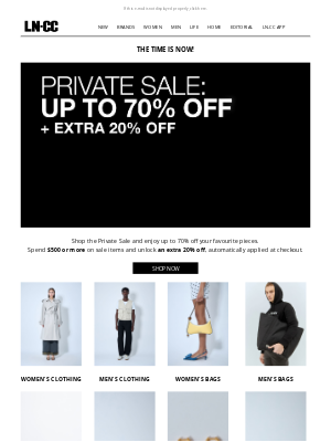 LN-CC - Limited Time: Extra 20% Off