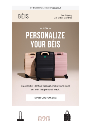 BEIS - JUST LAUNCHED: Personalize Your BÉIS