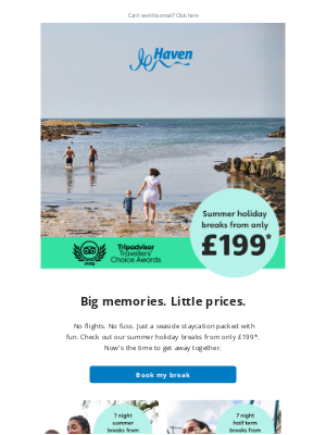 Haven Holidays(United Kingdom) - Family staycations from £199* 🏖️