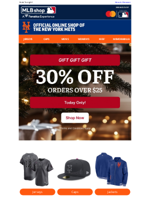 Mlbshop - Mets Holiday Savings: Buy More, Save More