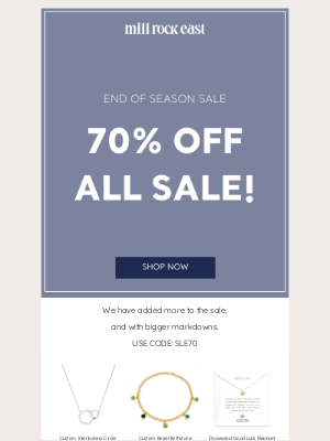 Eve’s Addiction - Summer 70% off Closeout Sale🏖️