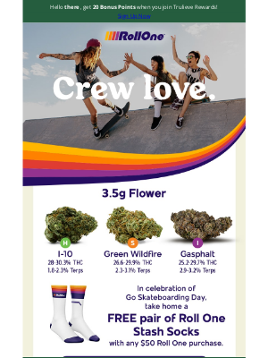 Trulieve - Snag Your Free Socks w/ $50 Roll One Purchase