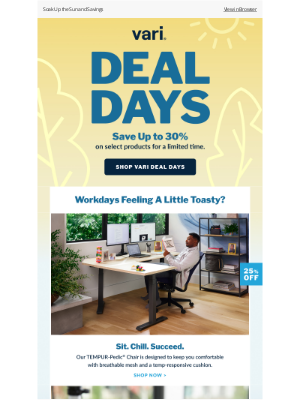 VARIDESK - 💰Vari Deals & Summer Feels🏖️