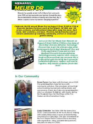 Menards - Your Store in the Spotlight! Meijer Dr Community