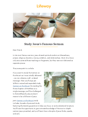 LifeWay Christian Resources - Study Jesus’s famous sermon now