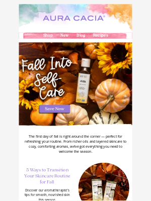Aura Cacia - Nourish Your Skin for Fall + 20% Off Essentials 🍂