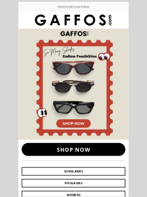 Gaffos - Sun-Ready Styles Are Here—Grab Your Favorites!