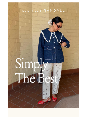 Loeffler Randall - How Mya Gelber Wears Denim Blues