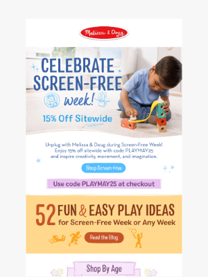 Melissa & Doug LLC - Unplug & Play: 15% Off Sitewide