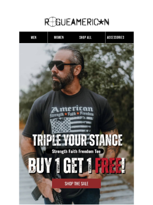 RogueAmericanApparel.com inc - 🔥 Massive Tee Blowout | Buy One Get One Free!
