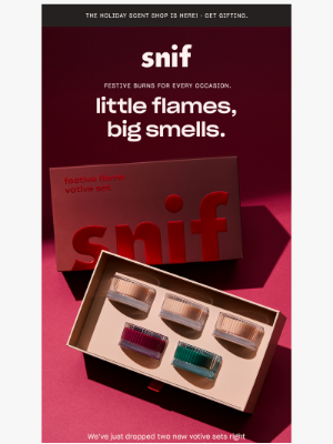 Snif - The more votive sets, the merrier!