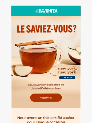 Thés pour votre table du Nouvel An
