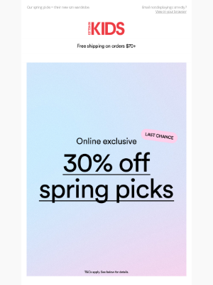 Cotton On & Co. - Jose, 30% off spring picks ends SOON 📣