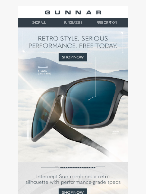 GUNNAR Optiks - Why Intercept Sun Is a Must-Have. Free With Your Order