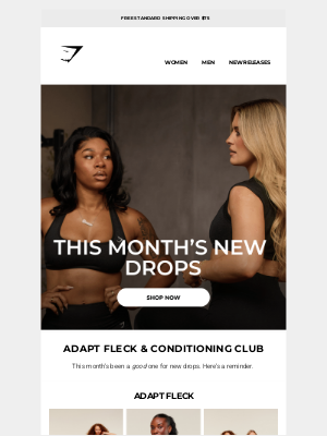 Gymshark - This month’s new drops 😮‍💨