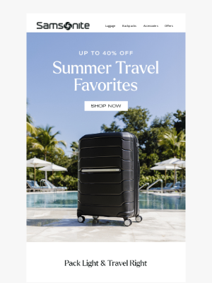 eBags - Top Picks for Your Summer Adventures
