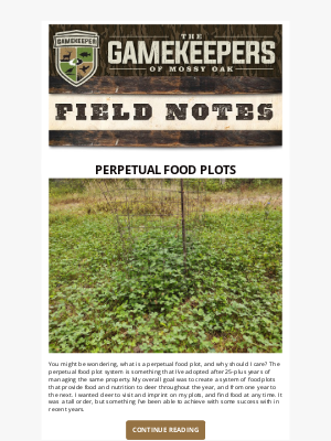 Mossy Oak - Perpetual Food Plots
