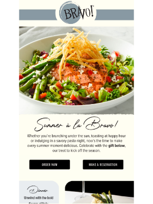 BRAVO! Italian - Final Day to Enjoy Your $15 Gift