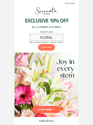 Serenata Flowers (United Kingdom) - 💐June’s here – let the flowers flow!