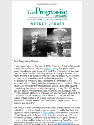Progressive - The imperative of an end to nuclear weapons