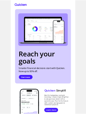 Quicken - Don’t miss up to 50% off