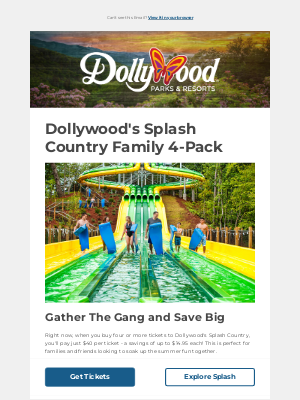Dollywood - Tired of the Heat? We've Got Just the Ticket(s)...