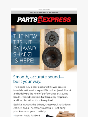 Parts Express - New Kit Drop: The Shadzi T3S is Here